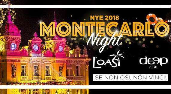 MONTECARLO NIGHTS per iniziare in allegria il 2018: INFO e PREVENDITE!!