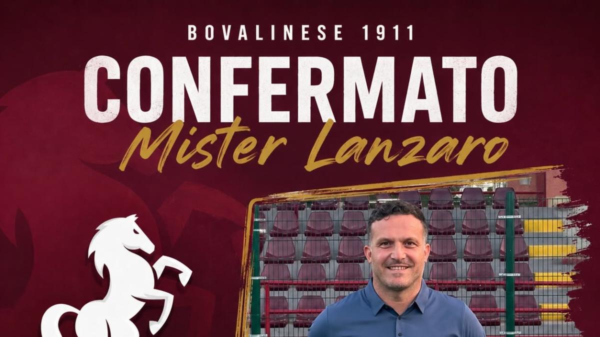 Ex Reggina, Maurizio Lanzaro continua la sua avventura sulla panchina della Bovalinese