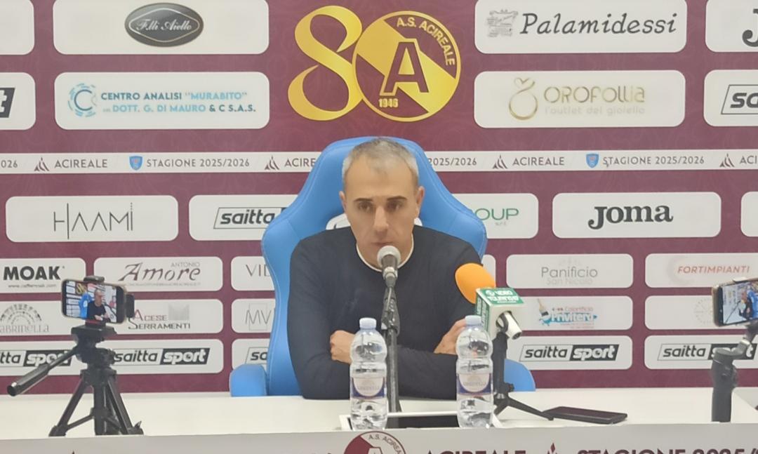Acireale-Reggina, Torrisi in sala stampa: "Secondo tempo in cui ho visto la squadra che voglio io"