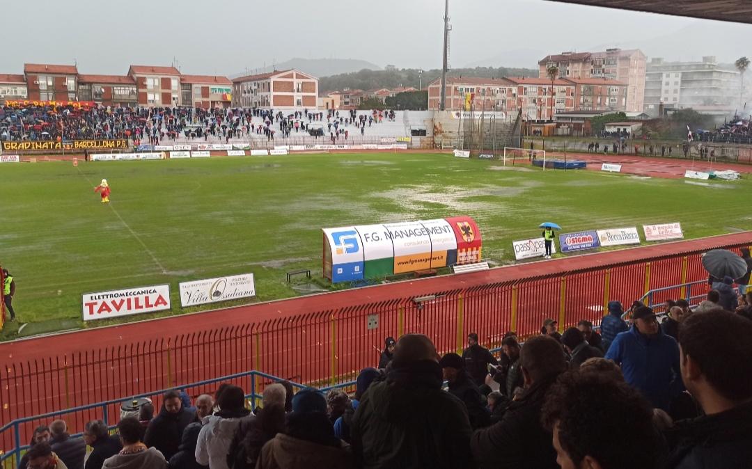 Igea Virtus-Reggina, Bonina: "Per l'arbitro non c'erano condizioni adatte per disputare la gara"