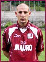 Davide Possanzini in maglia amaranto