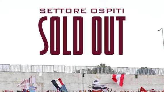 Scafatese-Reggina, grande passione amaranto: settore ospiti sold out