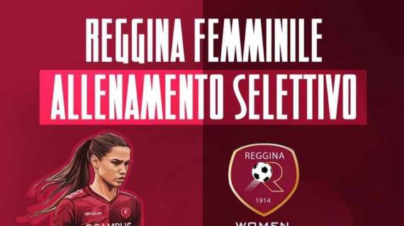 Reggina, martedì 27 agosto stage per la squadra femminile amaranto: la nota del club