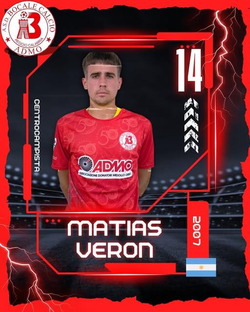 L'ex Reggina classe 2007 Veron firma con il Bocale ADMO