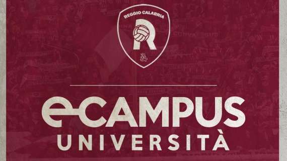 Nuova Reggina, UFFICIALE: eCampus nuovo main sponsor del club