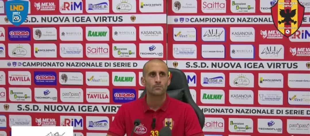 Calafiore (Igea Virtus): "Prematuro guardare alla classifica, il nostro segreto è il gruppo"