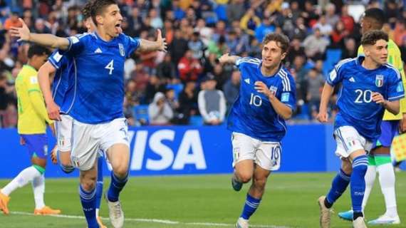 Mondiale Under 20, grande impresa dell’Italia: battuto 3-2 il Brasile