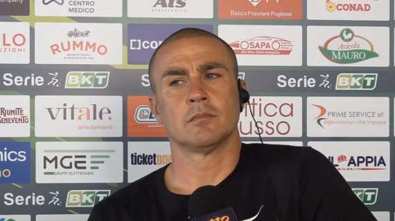 Reggina-Benevento, Cannavaro: "Errori arbitrali? Se sei bravo fai quattro gol e vinci, il resto sono alibi"