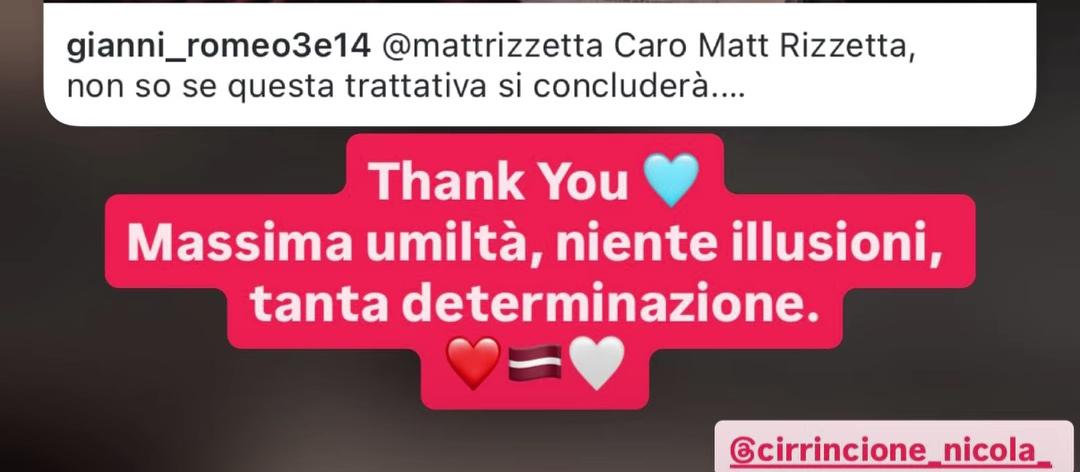 "Massima umiltà, niente illusioni, tanta determinazione", Rizzetta risponde sui social ai tifosi della Reggina
