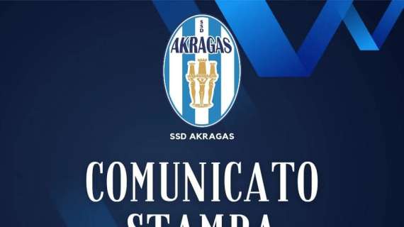 UFFICIALE: L'AKRAGAS SI RITIRA DAL CAMPIONATO DI SERIE D 2024-2025