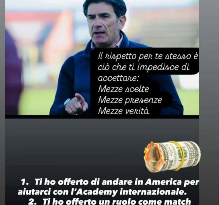 Scontro social tra Romano e il presidente del Messina Davis: "mezze scelte, mezze verità", "Vuoi stare a casa e essere pagato"