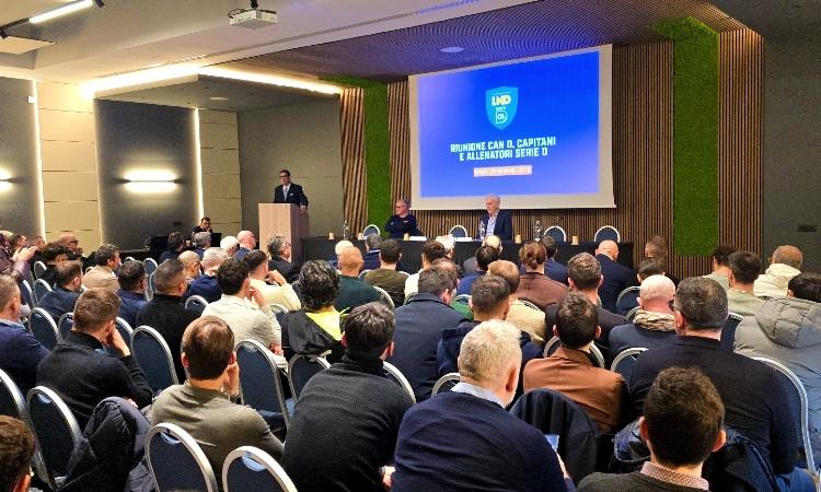 Serie D: dialogo e condivisione al centro dell’incontro tra capitani, allenatori e arbitri