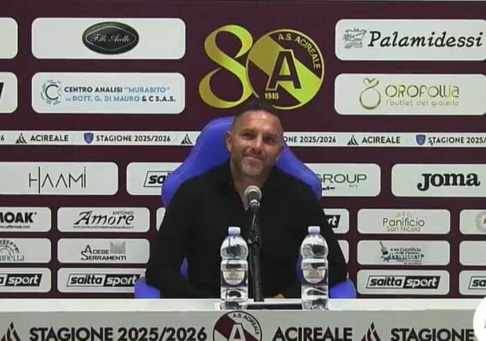 Acireale-Reggina, il tecnico granata Pagana: "Punto d'oro per noi"