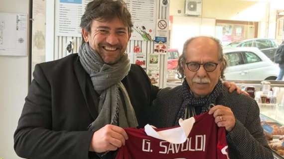 #SPAZIOSOCIAL - Savoldi incontra il presidente Praticó: "La maglia amaranto sempre mia!"