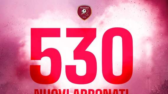 Reggina, nuovo aggiornamento campagna abbonamenti: superata quota 2500 tessere