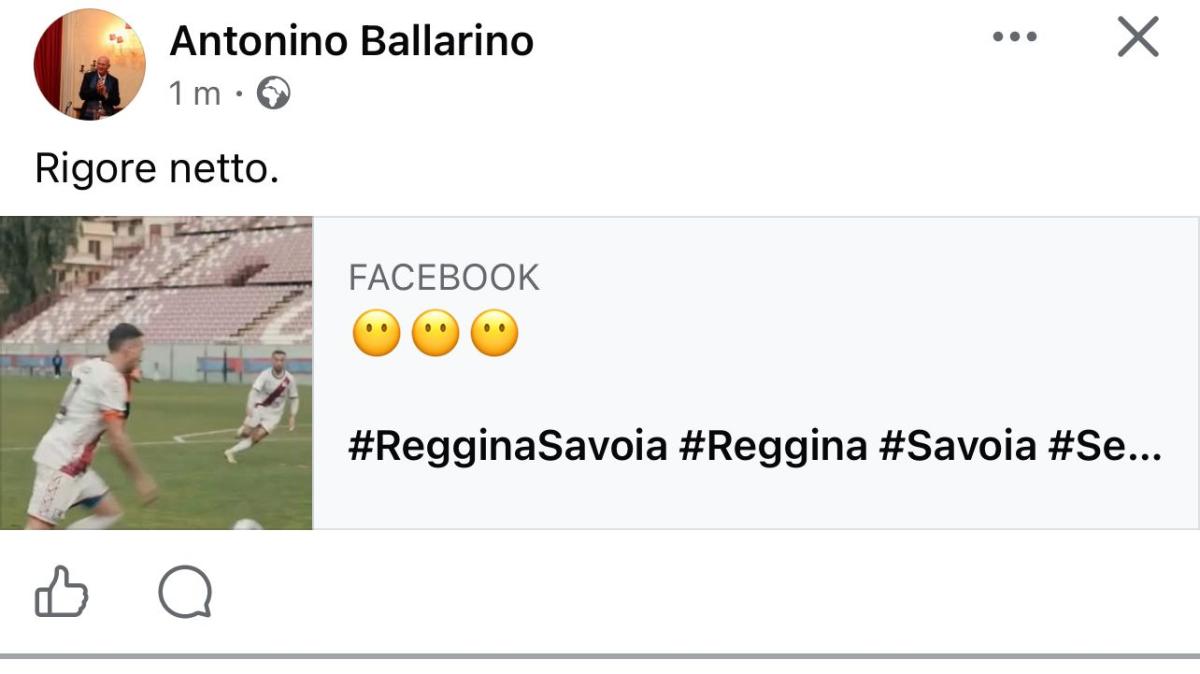 "Rigore netto", clamoroso fallo di mano, Reggina danneggiata 