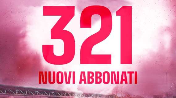 Reggina, il dato aggiornato della campagna abbonamenti: i dati forniti dal club amaranto