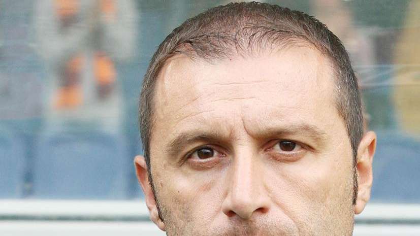 NOVARA-REGGINA - Devis Mangia in tribuna