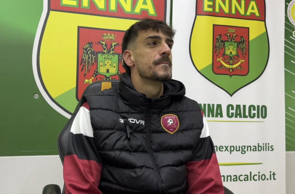 Enna-Reggina, il video della conferenza post-gara di Ferraro: "Gol per la Curva"