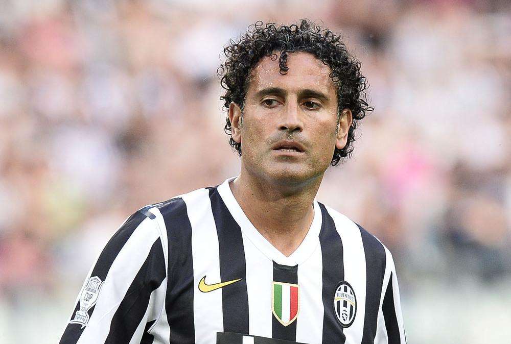 EX AMARANTO - Un Nick Amoruso in grande forma nella sfida tra vecchie glorie di Juventus e Real Madrid