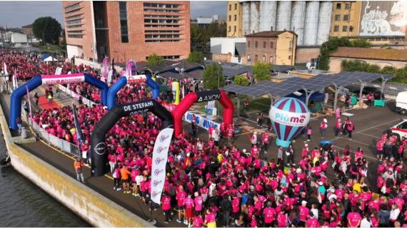 Ravenna dice in massa "no" alla violenza di genere con la "Pink RAnning 2025": battuto il record di partecipanti