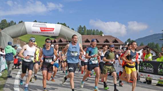 L’8 giugno si corre la Dolomites Saslong Half Marathon attraversando Trentino e Alto Adige