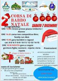 Oggi ad Alanno (PE) sarà il giorno della "Corsa di Babbo Natale": si inizia alle 14 