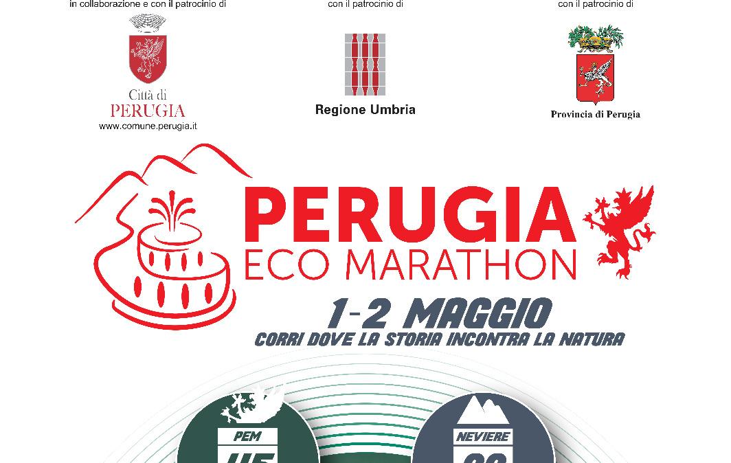 Il 2 maggio la prima "Perugia Eco Marathon" sulle distanze di 17, 22 e 45 km, con partenza nel centro storico della città
