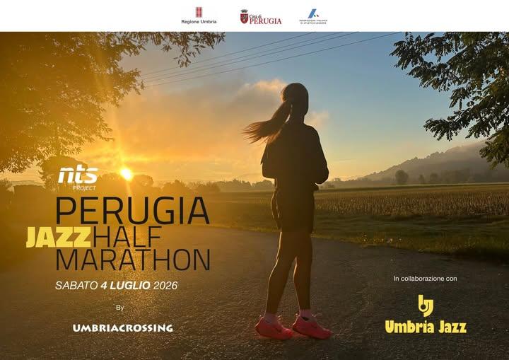 In Umbria nasce la "Perugia Jazz Half Marathon": si correrà il 4 luglio lungo il fiume Tevere