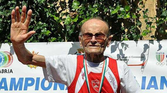 A 104 anni ci ha lasciato un'icona dell'atletica: addio a Giuseppe Ottaviani