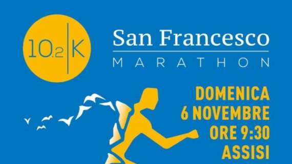 Domani si corre ad Assisi come tappa di avvicinamento alla San Francesco Marathon del 2023