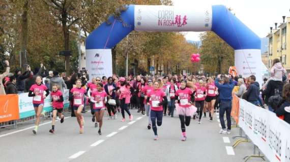 Oltre 3mila donne e 150 volontari per la "Corri in rosa" organizzata da Tri Veneto Run