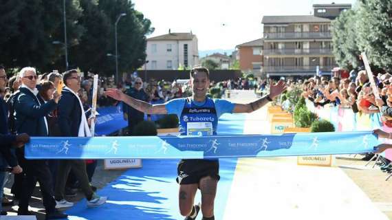 Alla San Francesco Marathon i trionfi di Lorenzo Lotti e Federica Moroni: primi sul tragiardo di Santa Maria degli Angeli