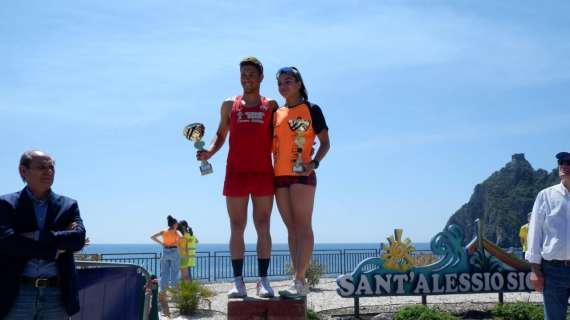 In Sicilia trionfo di Enrico Schiavino e Gaia Patrinicola nella “10 Km di Capo Sant’Alessio”