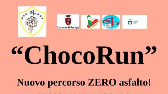 Il 6 aprile a Perugia si corre la "ChocoRun" organizzata dal Circolo Dipendenti Perugina