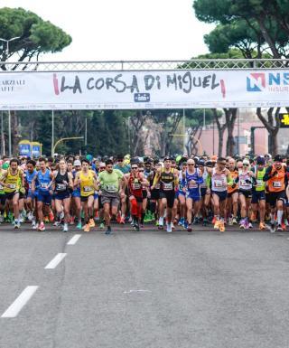A Roma oltre 15mila in strada per la "Corsa di Miguel" con arrivo allo Stadio Olimpico