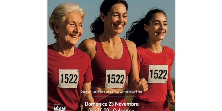A Roma c'è “CorriLibera. Uniti contro la violenza sulle donne” con partenza dal Colosseo ed arrivo ai Fori Imperiali