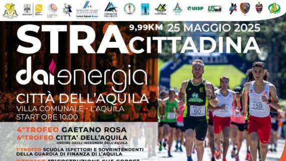 A L'Aquila si corre la "Stracittaduna": una domenica di festa lungo le vie della città