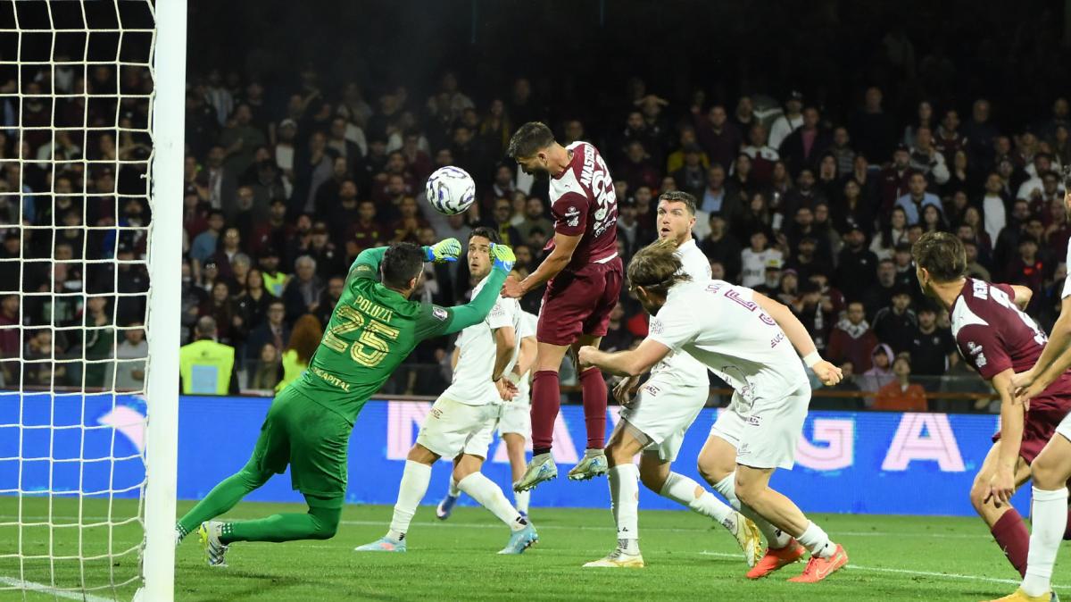 Salernitana padrona del match, vantaggio importante ma non ancora definitivo