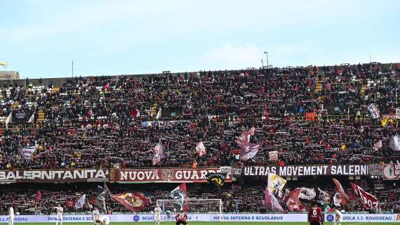 Prevendita Salernitana-Udinese, novità per i tifosi