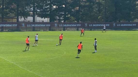 Salernitana, buone notizie dall'allenamento odierno