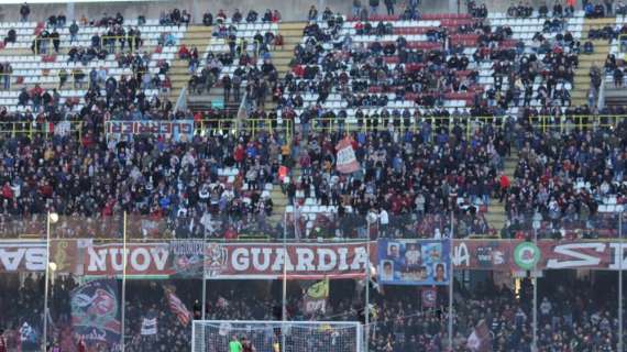 SALERNITANA: tifosi, il muro di protesta: "Ora tutti in Curva Sud"