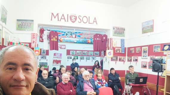 Anche il club Mai Sola celebra la salvezza della Salernitana: "Un viAggio bellissimo"