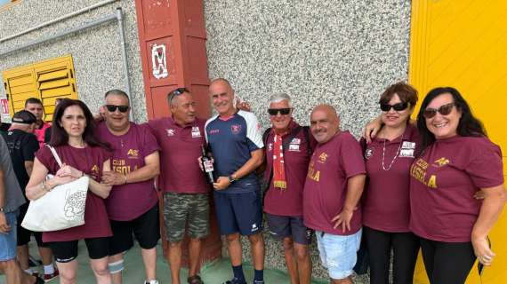 Salernitana, applausi e ovazione per mister Martusciello