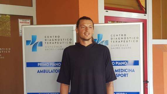 Hellas Verona, Djuric è arrivato al "Don Calabria" per le visite mediche