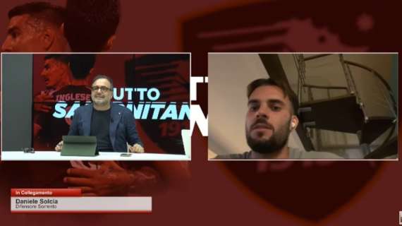 "Tuttosalernitana": a Sei TV intervento del difensore del Sorrento Solcia [VIDEO]