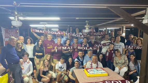 A Ogliara la festa di fine anno del club Mai Sola, si celebra la salvezza della Salernitana