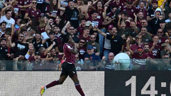 VIDEO | La Salernitana celebra il primo gol all'Arechi di Tongya