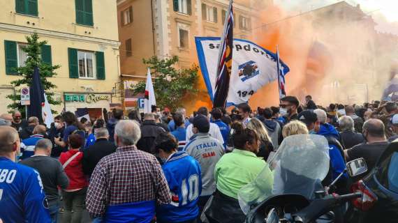 Sampdoria, la Gradinata Sud torna allo stadio: "Iniziamo dalla trasferta di Salerno"