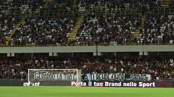 Coppa Italia, Giudice Sportivo: ammenda per la Salernitana